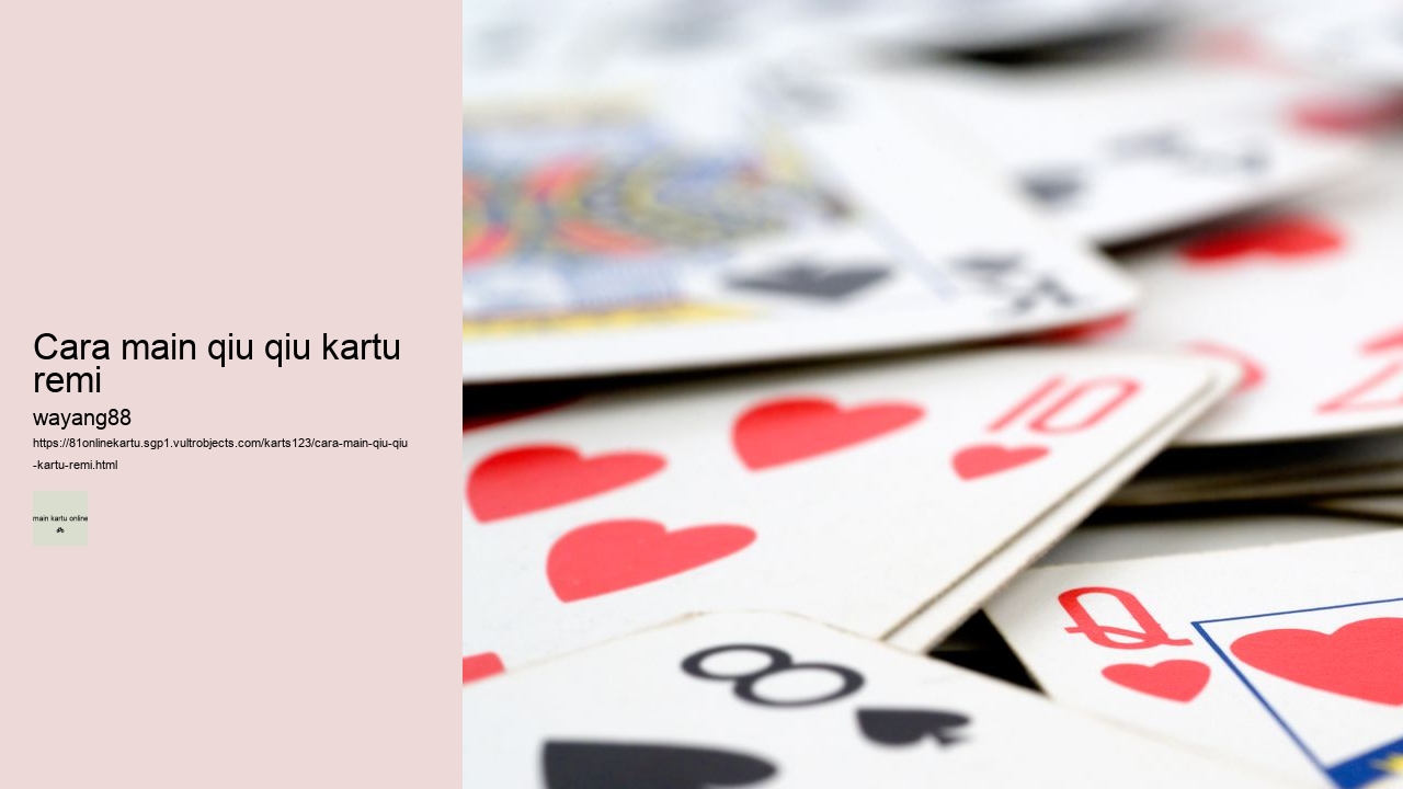 bagaimana cara main kartu poker