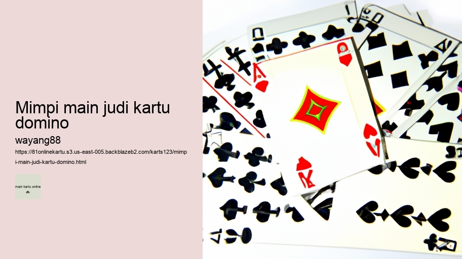 mimpi main judi kartu domino