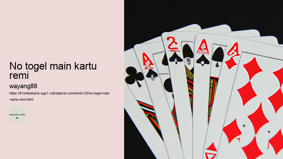 no togel main kartu remi